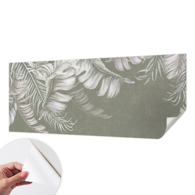 Moderne Fototapete nach Maß Zarte Blätter