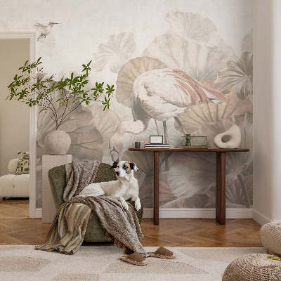 Motivtapete fürs Wohnzimmer mit einem eleganten Naturmotiv