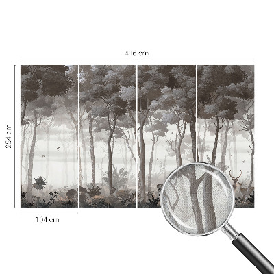 Motivtapete nach Maß Waldmagie