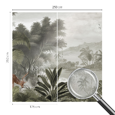 Selbstklebende Fototapete Tropische Oase