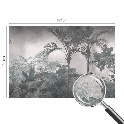 Selbstklebende Fototapete fürs Wohnzimmer mit exotischem Naturmotiv