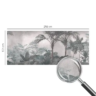 Selbstklebende Fototapete fürs Wohnzimmer mit exotischem Naturmotiv