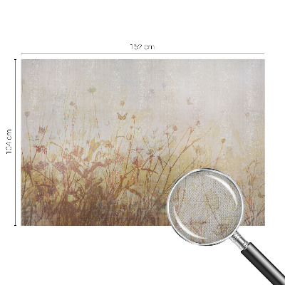 Selbstklebende Fototapete fürs Wohnzimmer Harmonie der Wiese