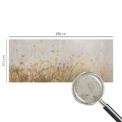 Selbstklebende Fototapete fürs Wohnzimmer mit Motiv „Harmonie der Wiese“