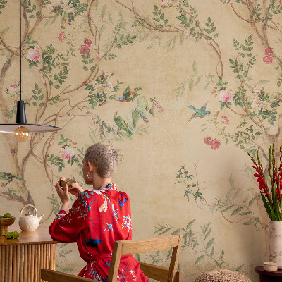 Fototapete nach Maß Florale Akzente