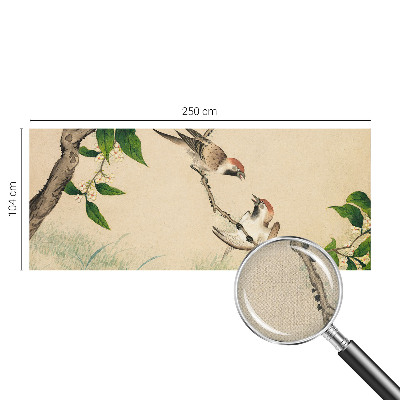Moderne Fototapete nach Maß mit klassischem Duo-Motiv