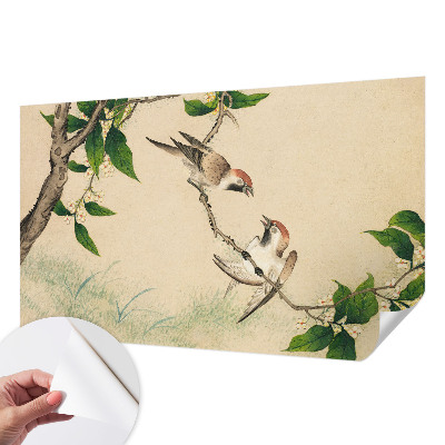 Moderne Fototapete nach Maß Klassisches Duo