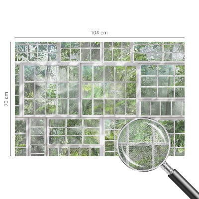 Hochwertige Bildtapete Grüner Wald