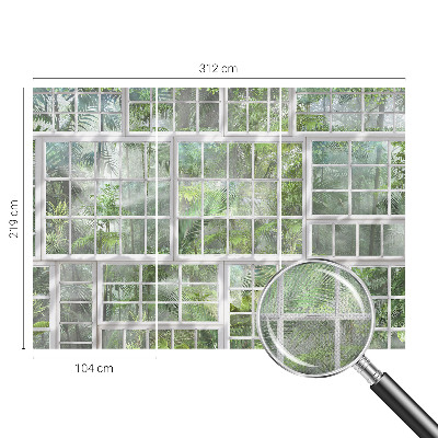 Hochwertige Bildtapete Grüner Wald