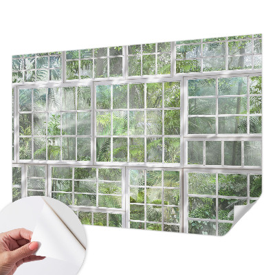 Hochwertige Bildtapete Grüner Wald