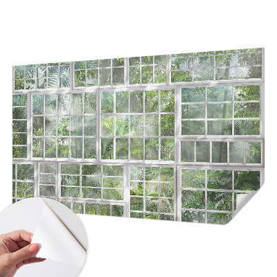 Hochwertige Bildtapete Grüner Wald