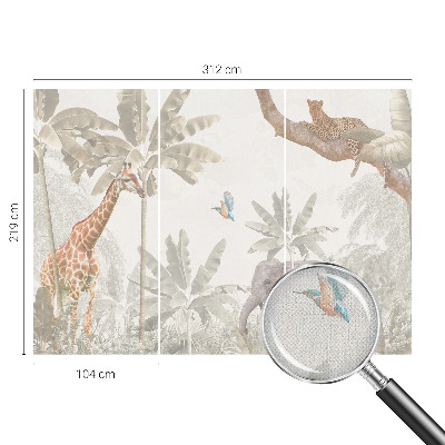 Vintage tapete Tropische Oase