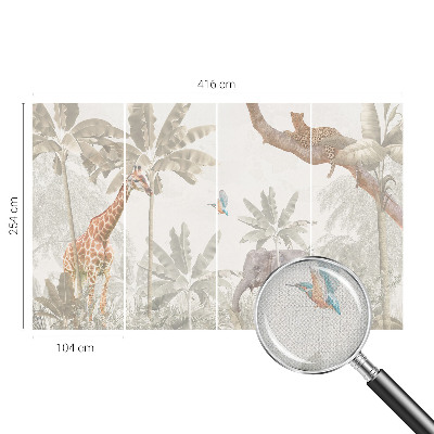 Vintage tapete Tropische Oase