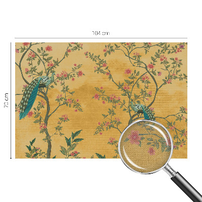 Selbstklebende Fototapete Pfauenbäume