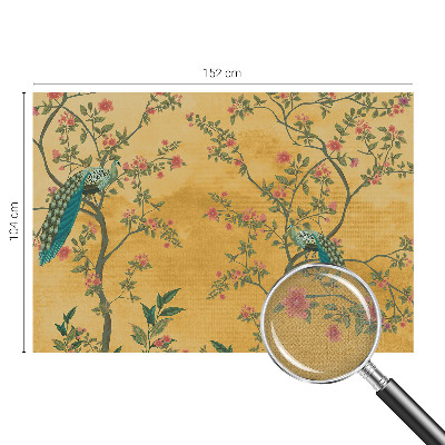 Selbstklebende Fototapete Pfauenbäume