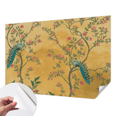 Selbstklebende Fototapete Pfauenbäume