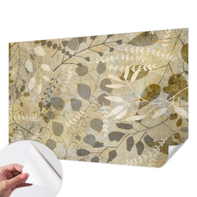 Selbstklebende Fototapete für die Wand Zweigblätter