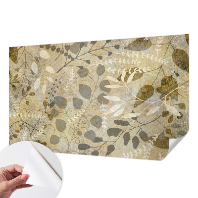 Selbstklebende Fototapete für die Wand Zweigblätter