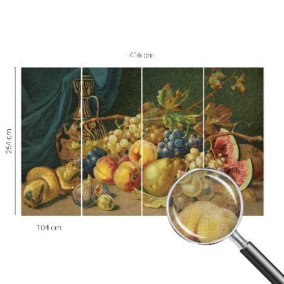 70D-Fototapete mit fruchtigem Motiv