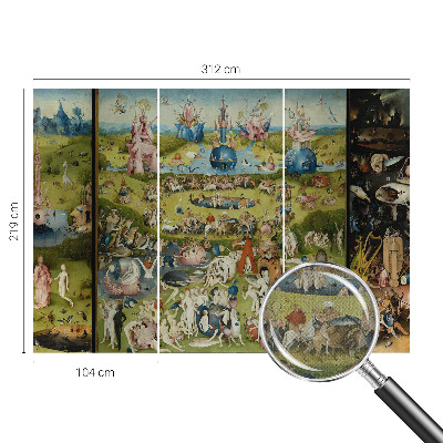 Fototapete in 3D-Optik mit dem Motiv „Der geheime Garten“