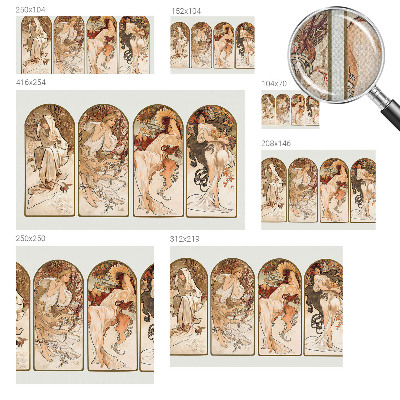 70D-Fototapete fürs Schlafzimmer Poren bei Frauen