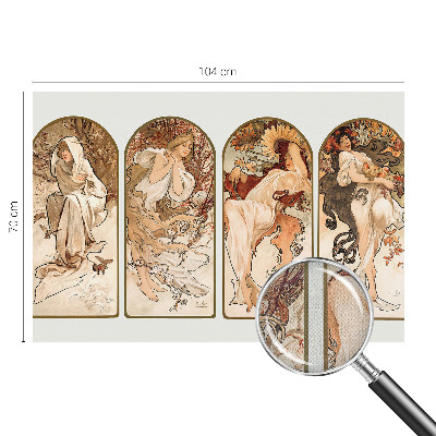 70D-Fototapete fürs Schlafzimmer Poren bei Frauen