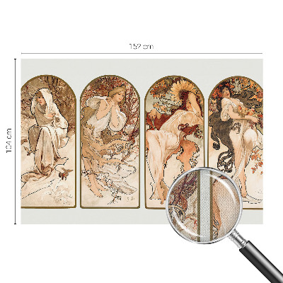 70D-Fototapete fürs Schlafzimmer Poren bei Frauen