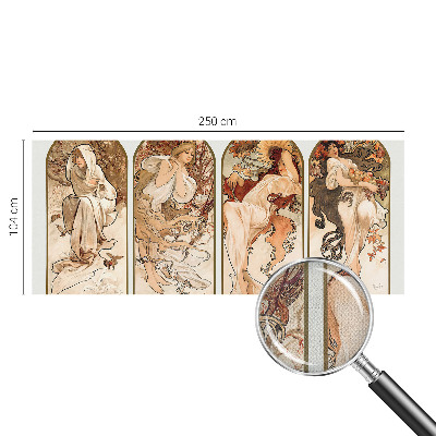 70D-Fototapete fürs Schlafzimmer Poren bei Frauen