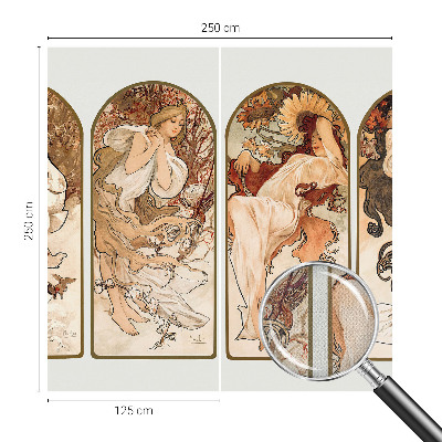 70D-Fototapete fürs Schlafzimmer Poren bei Frauen