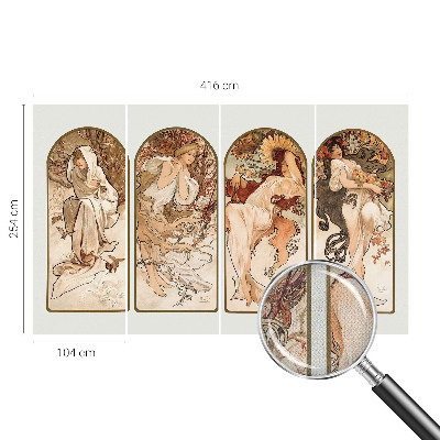 70D-Fototapete fürs Schlafzimmer Poren bei Frauen