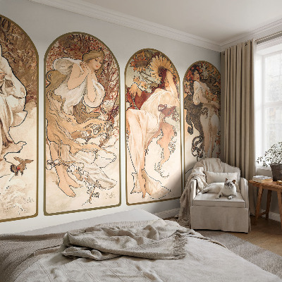 70D-Fototapete fürs Schlafzimmer mit Motiv von Poren bei Frauen