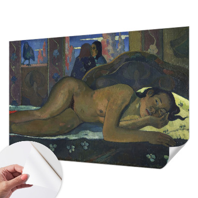 80D-Fototapete fürs Schlafzimmer mit exotischem Motiv für eine ruhige Schlafzimmeratmosphäre
