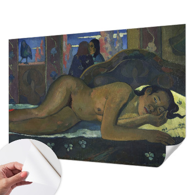 80D-Fototapete fürs Schlafzimmer mit exotischem Motiv für eine ruhige Schlafzimmeratmosphäre