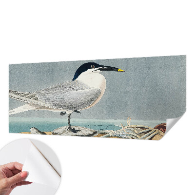 Selbstklebende Fototapete fürs Kinderzimmer mit einem ornithologischen Motiv