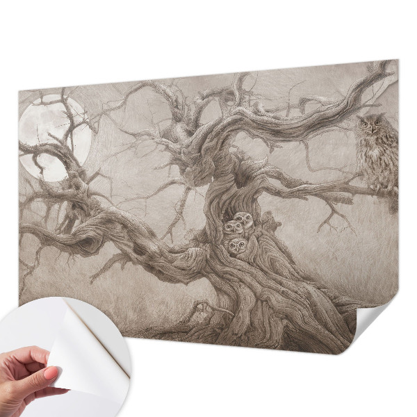 Hochwertige Bildtapete Nachtvögel