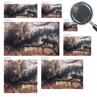 Selbstklebende Fototapete für die Wand mit Waldmotiv