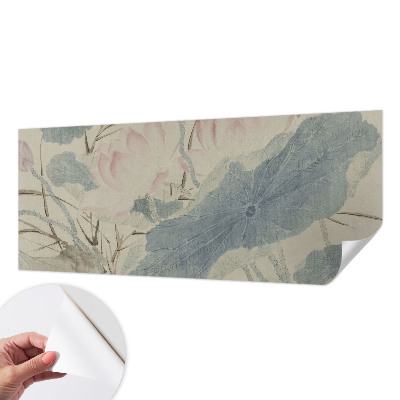 71D-Fototapete fürs Wohnzimmer Lotusblätter