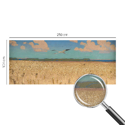 Moderne Fototapete nach Maß mit Motiv eines Weizenfelds