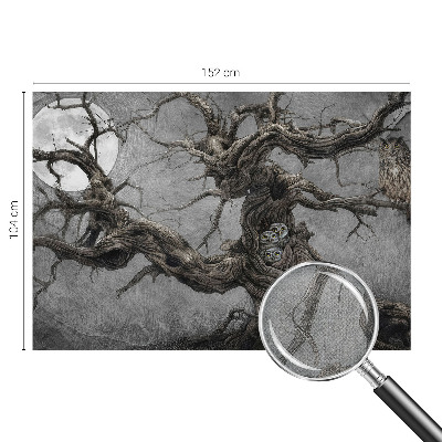 Motivtapete fürs Wohnzimmer Geheimnisvolle Eule