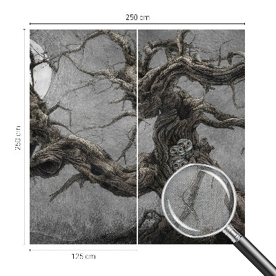 Motivtapete fürs Wohnzimmer Geheimnisvolle Eule