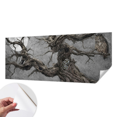 Motivtapete fürs Wohnzimmer Geheimnisvolle Eule