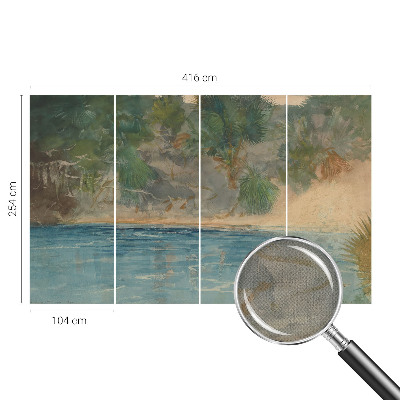 Motivtapete nach Maß Tropische Küste