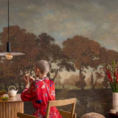 Hochwertige Bildtapete Idyllische Landschaft