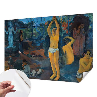 Selbstklebende Fototapete fürs Wohnzimmer Tropische Harmonie