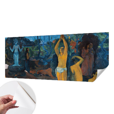 Selbstklebende Fototapete fürs Wohnzimmer Tropische Harmonie