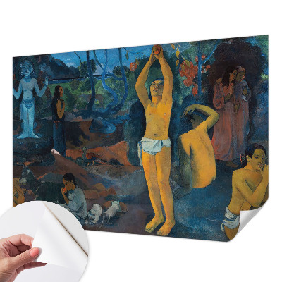 Selbstklebende Fototapete fürs Wohnzimmer Tropische Harmonie