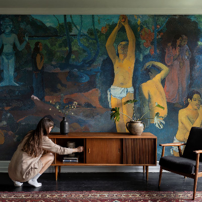 Selbstklebende Fototapete fürs Wohnzimmer Tropische Harmonie