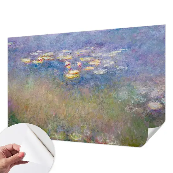 Selbstklebende Fototapete fürs Schlafzimmer mit Motiv Seerosen