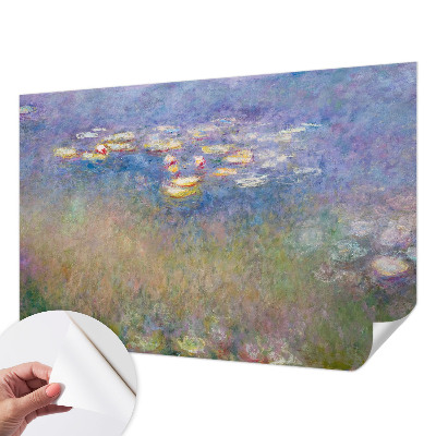 Selbstklebende Fototapete fürs Schlafzimmer mit Motiv Seerosen