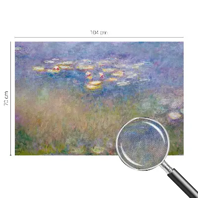 Selbstklebende Fototapete fürs Schlafzimmer mit Motiv Seerosen